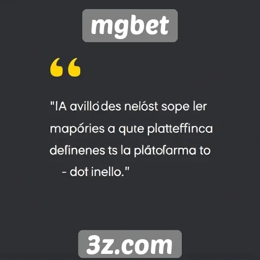 Avaliações de usuários sobre o mgbet
